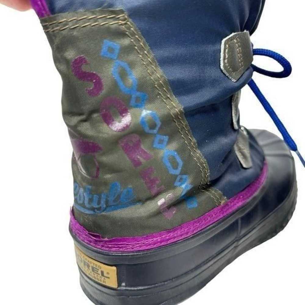 SOREL Freestyle Snow Boots Felt Liner vintage 90s… - image 5