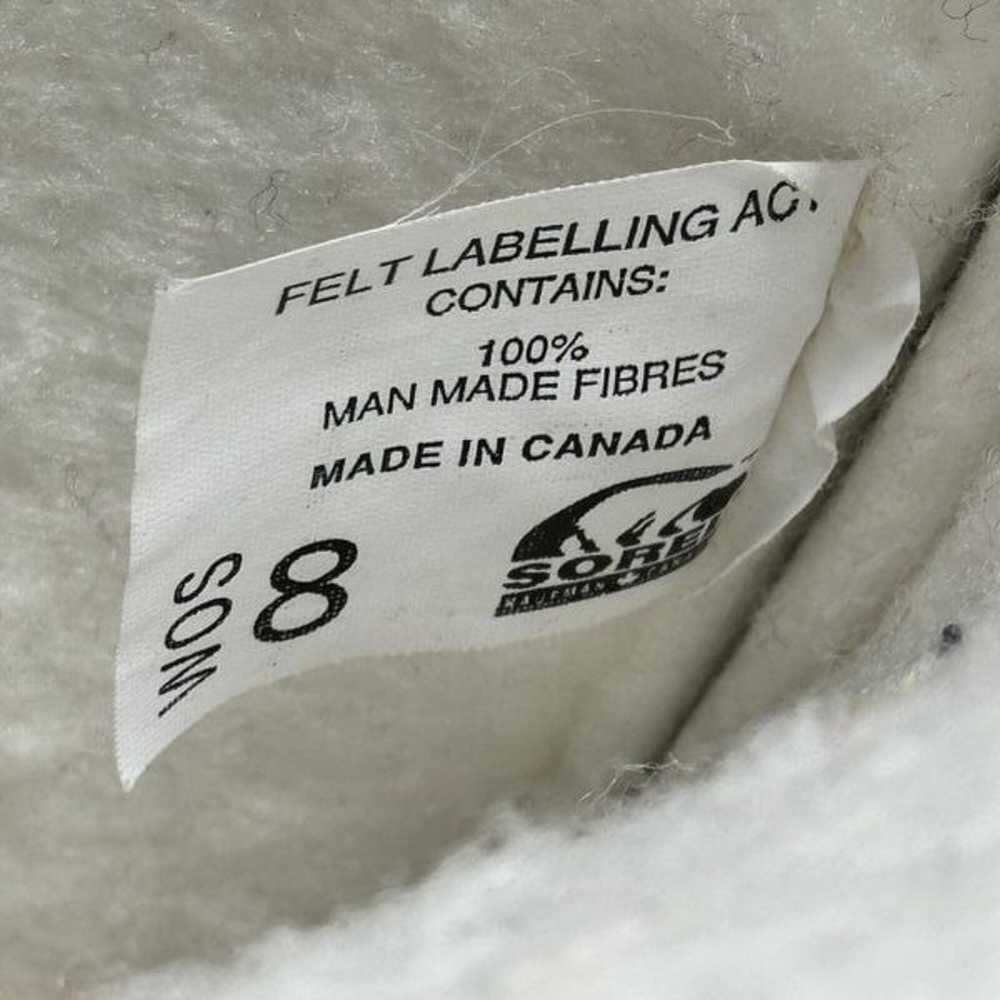 SOREL Freestyle Snow Boots Felt Liner vintage 90s… - image 9