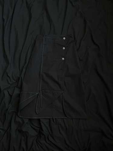 Streetwear × Vintage Cute Black Italian Skirt