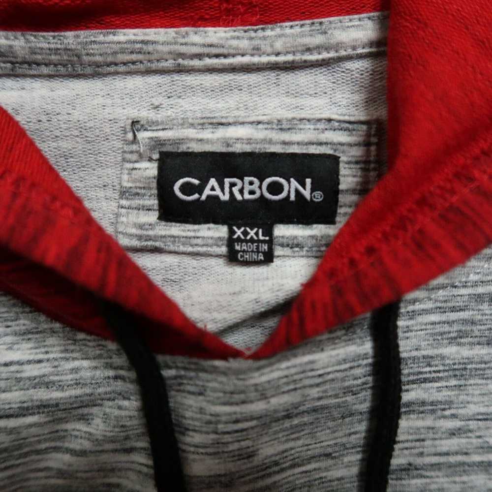 Carbon Sleeveless Hoodie Hooded Sweatshirt Men’s … - image 2
