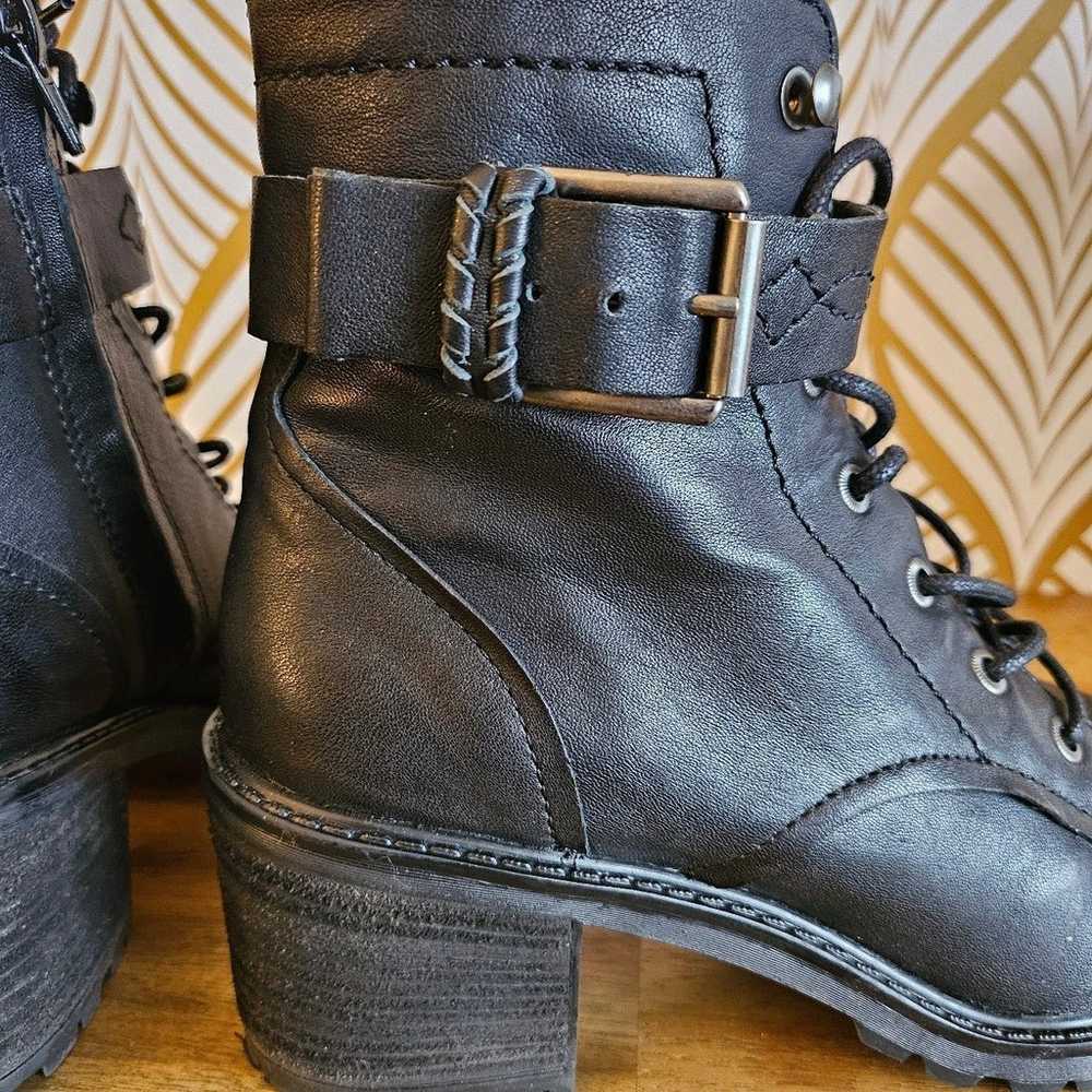Zodiac Gemma Leather Military Combat Moto Boots - image 6