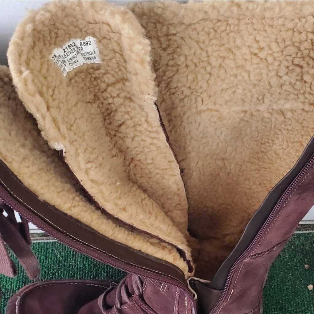 Timberland brown suede Earth Keeper sherpa tall b… - image 6
