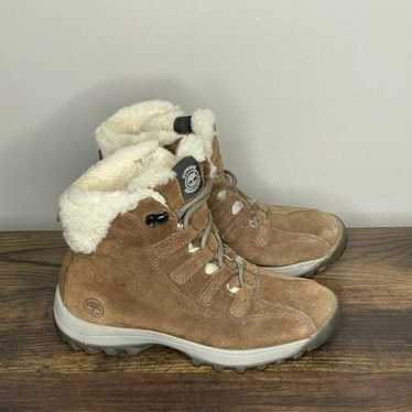 Timberland Brown Suede Ankle Boots Sherpa