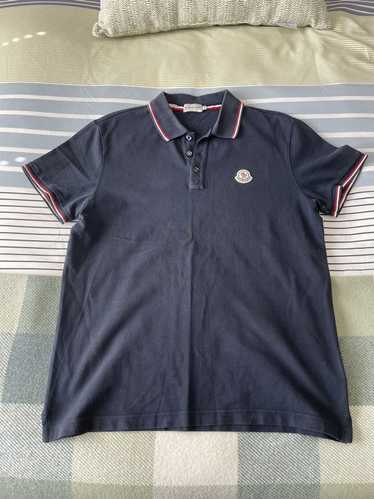 Moncler Navy Blue Moncler Polo