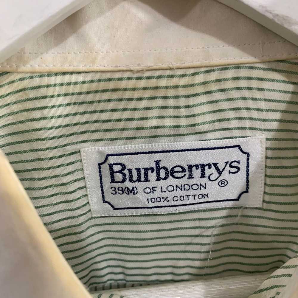 Burberry Vintage Burberry Striped Longsleeve Shir… - image 5