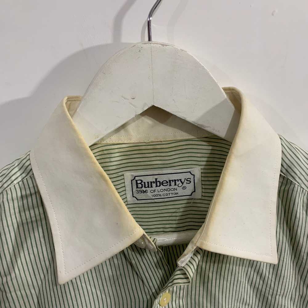 Burberry Vintage Burberry Striped Longsleeve Shir… - image 6
