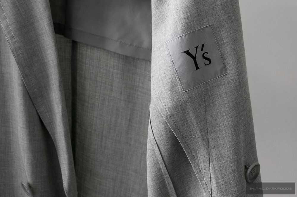 Yohji Yamamoto × Ys (Yamamoto) rayon double breas… - image 5