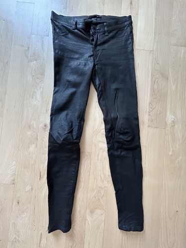 J Brand J Brand skinny leather pants / size 25