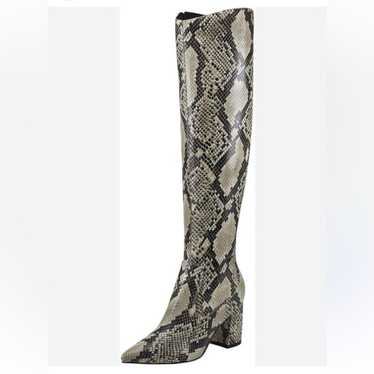 MARC FISHER Retie Snake Skin Boots 8.5 - image 1