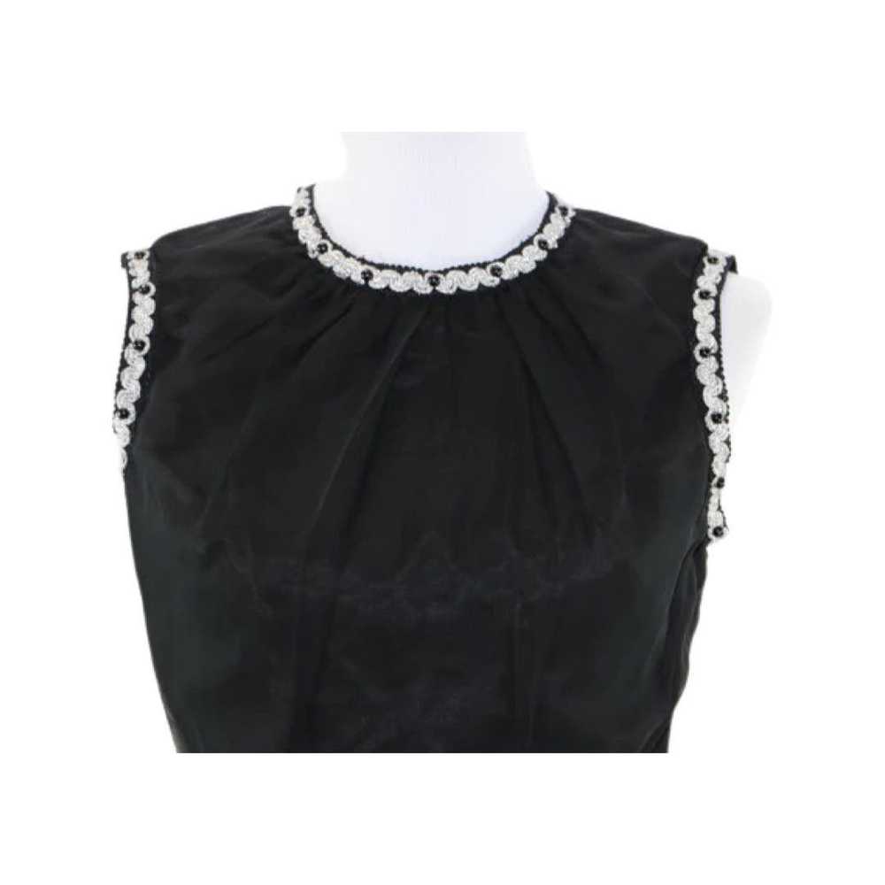 Vintage Vintage 60s Little Black Dress Metallic S… - image 2