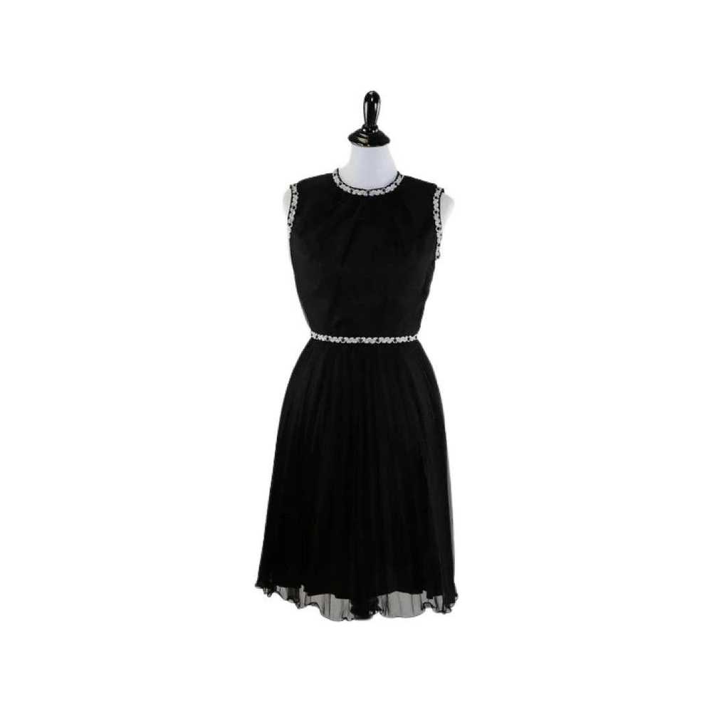 Vintage Vintage 60s Little Black Dress Metallic S… - image 7