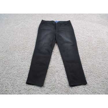 Vintage Democracy Jeans Womens 16 Black Ab Soluti… - image 1