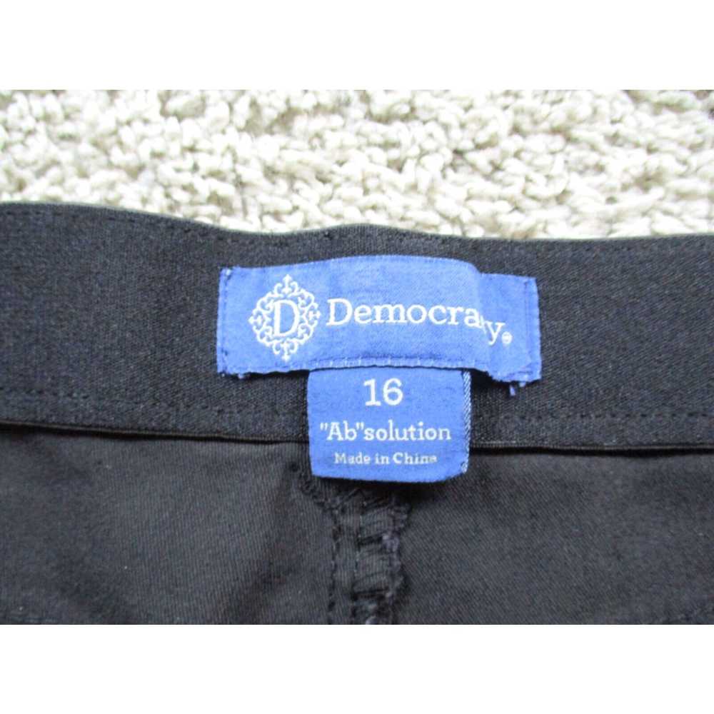 Vintage Democracy Jeans Womens 16 Black Ab Soluti… - image 2