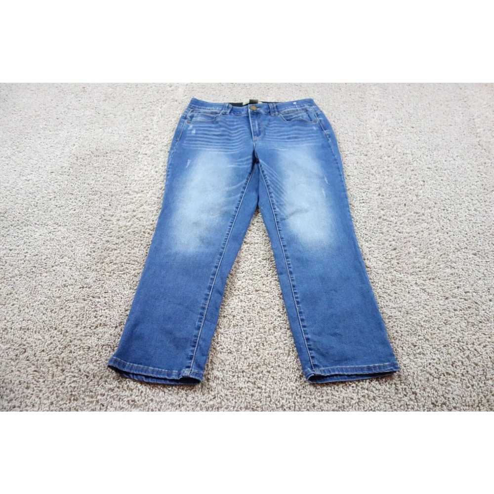 Vintage Democracy Jeans Womens 14 Petite Blue Ab … - image 1