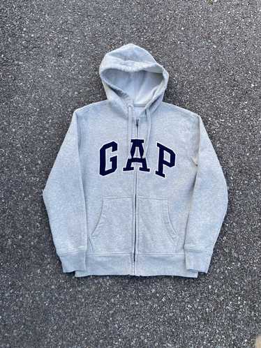 Gap × Streetwear × Vintage GAP boxy zip hoodie lo… - image 1