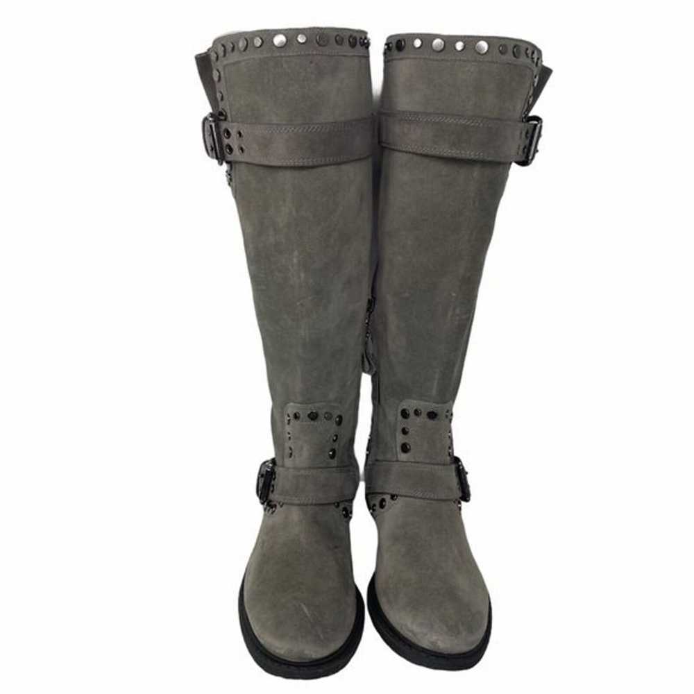 Sam Edelman NEW Deryn Grey Suede Stud Boots Size … - image 3