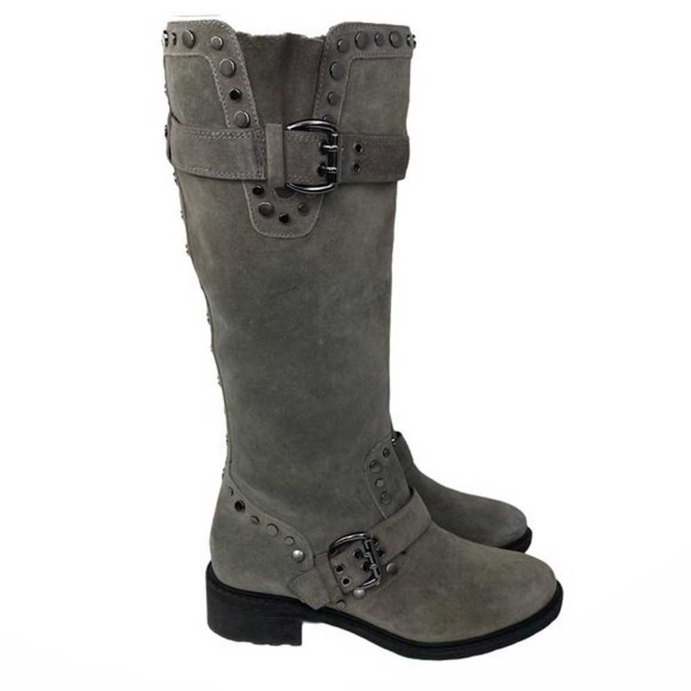 Sam Edelman NEW Deryn Grey Suede Stud Boots Size … - image 4