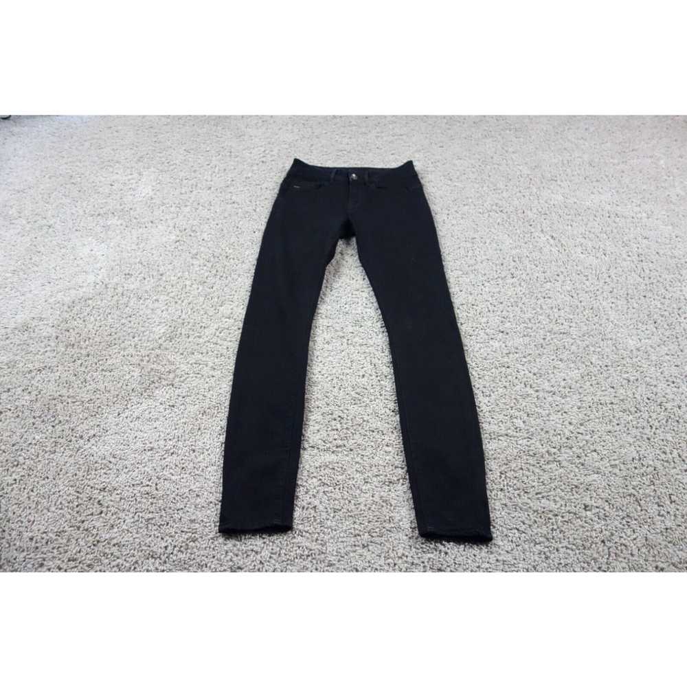 Vintage G Star Jeans Womens 26x32 Black Midge d-C… - image 1