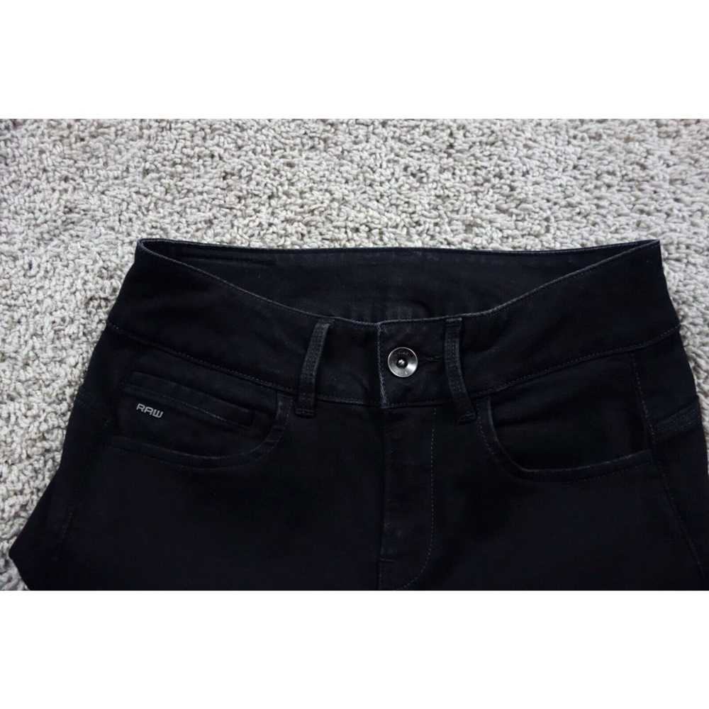 Vintage G Star Jeans Womens 26x32 Black Midge d-C… - image 2