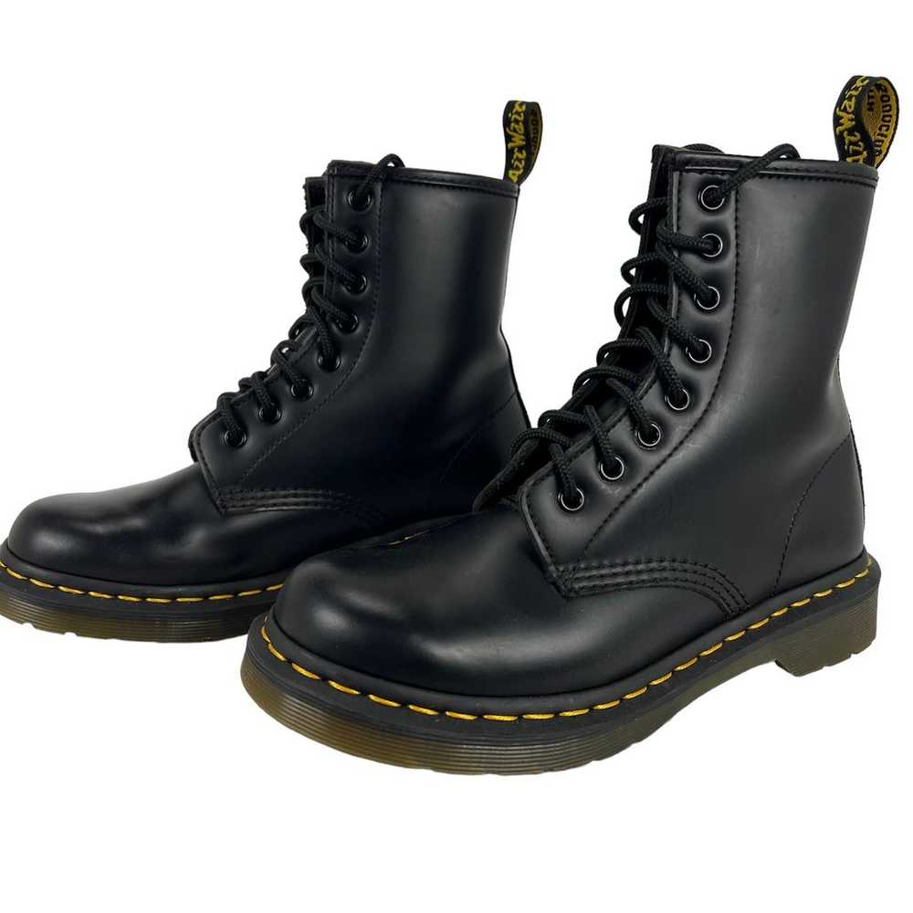 Dr. Martens 1460 Black Combat Boots Size 7 - image 3