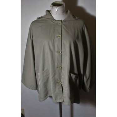 Eileen Fisher Women's EILEEN FISHER Taupe Button … - image 1