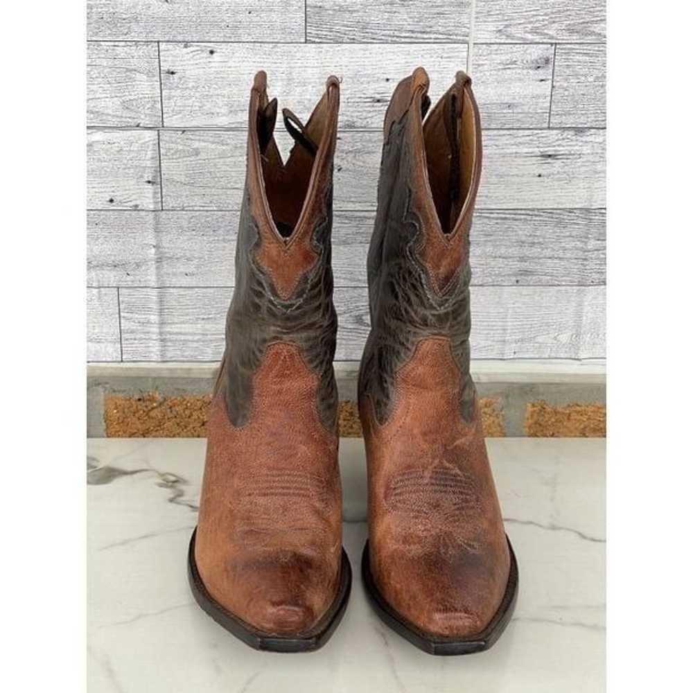 JB Dillon, women’s size 7, goat leather cowboy bo… - image 2