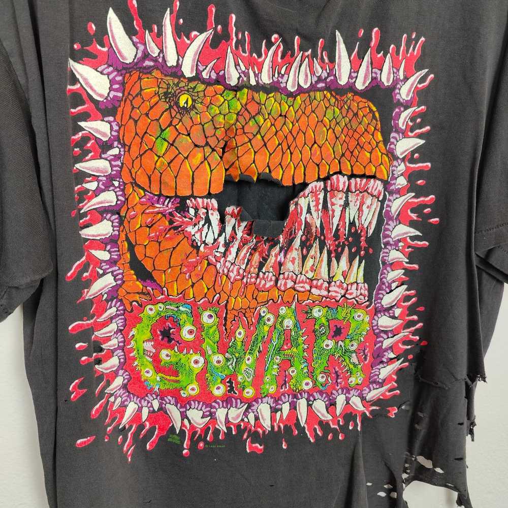 Other Vintage GWAR Band T-Shirt Mens XL Dinosaur … - image 2