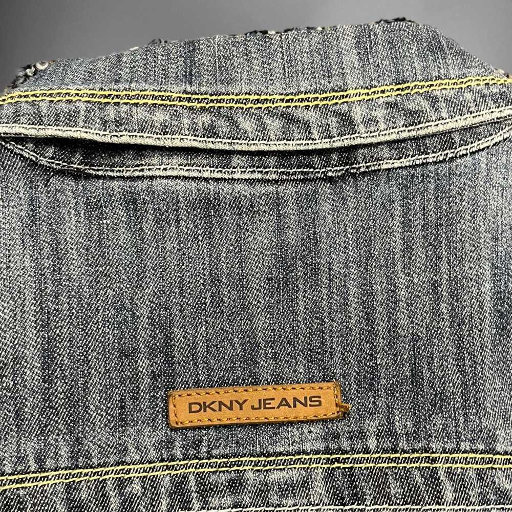 DKNY Vintage Y2K Denim Blazer DKNY Jeans Women’s … - image 12