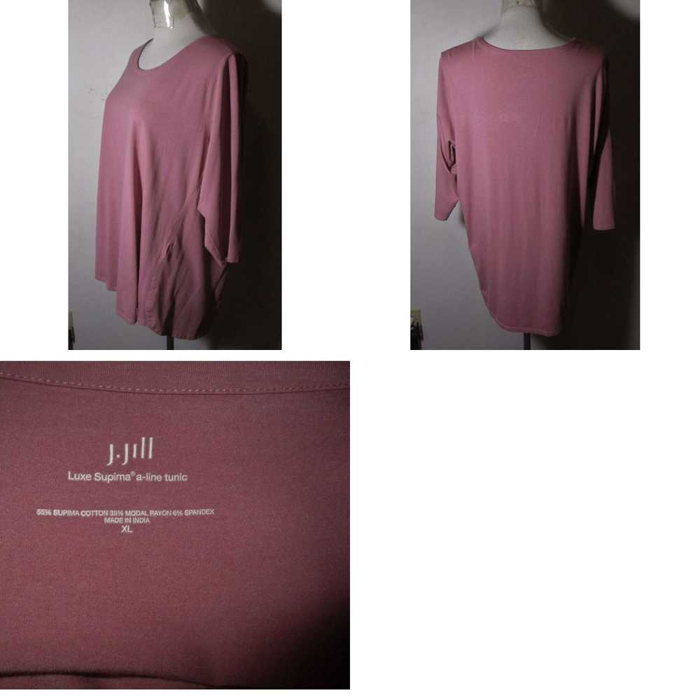 Vintage Women's J. JILL Pink Mauve Luxe A-Line Tu… - image 4