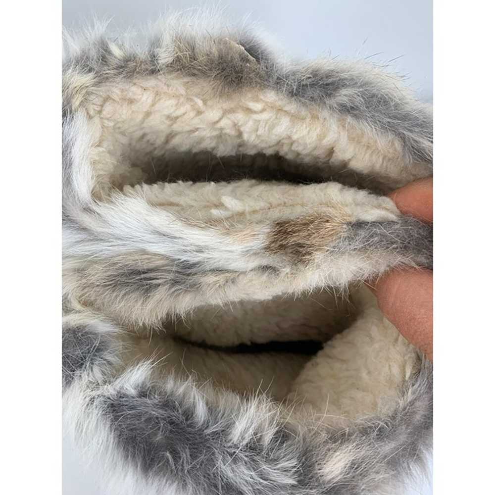 Pajar Sz 8 Fur Leather Snow Boot Womens Made in I… - image 9