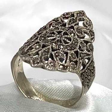Sterling Silver ARG Sterling Silver Marcasite Ring