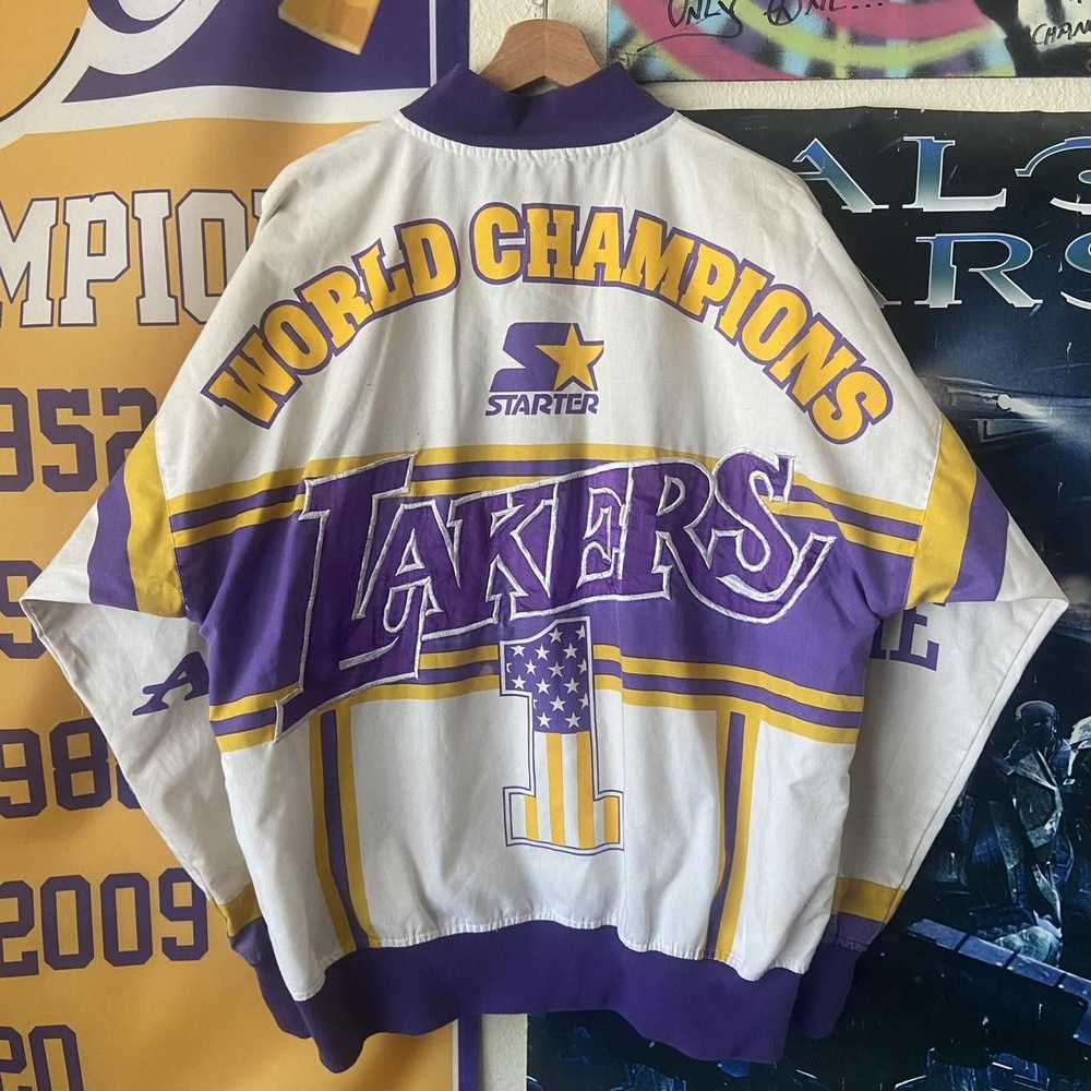 Starter Vintage Starter NBA LA Lakers World Champ… - image 2