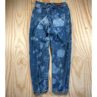 Vintage VTG 80s High Waisted Bleached Mom Jeans W… - image 1