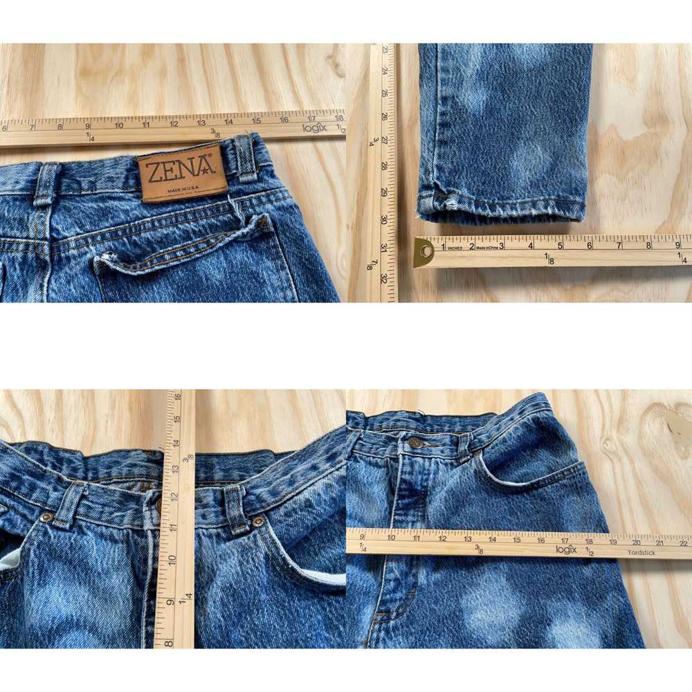 Vintage VTG 80s High Waisted Bleached Mom Jeans W… - image 4