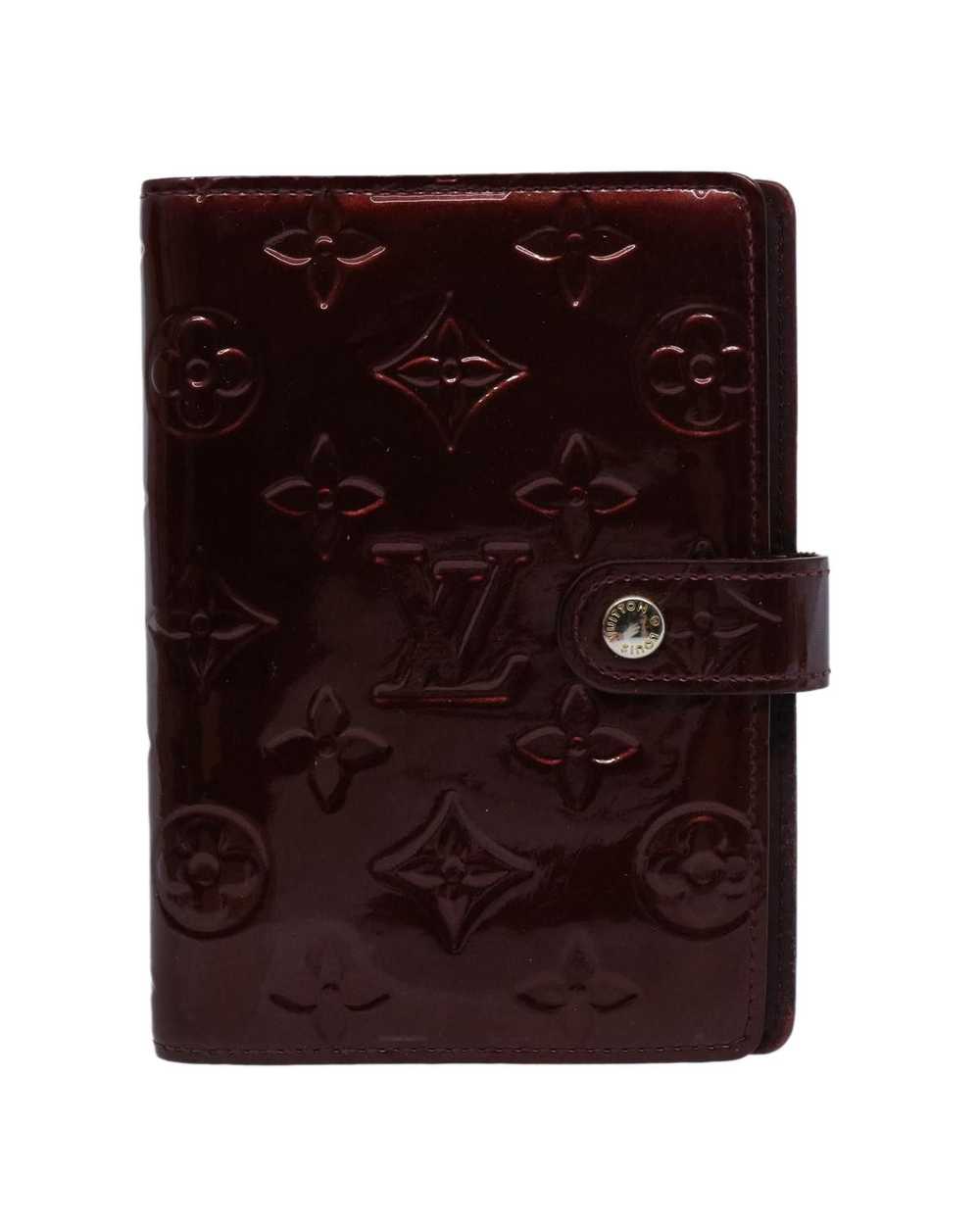 Louis Vuitton Burgundy Patent Leather Diary Cover - image 2
