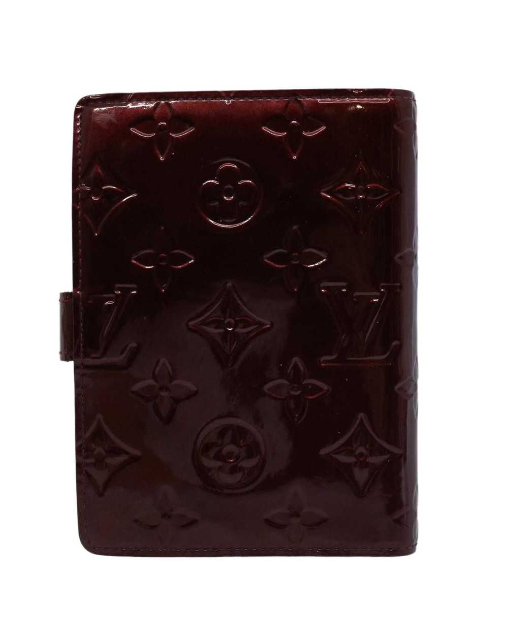 Louis Vuitton Burgundy Patent Leather Diary Cover - image 3