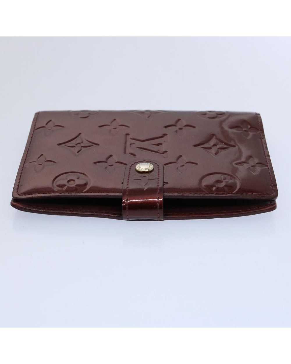 Louis Vuitton Burgundy Patent Leather Diary Cover - image 5