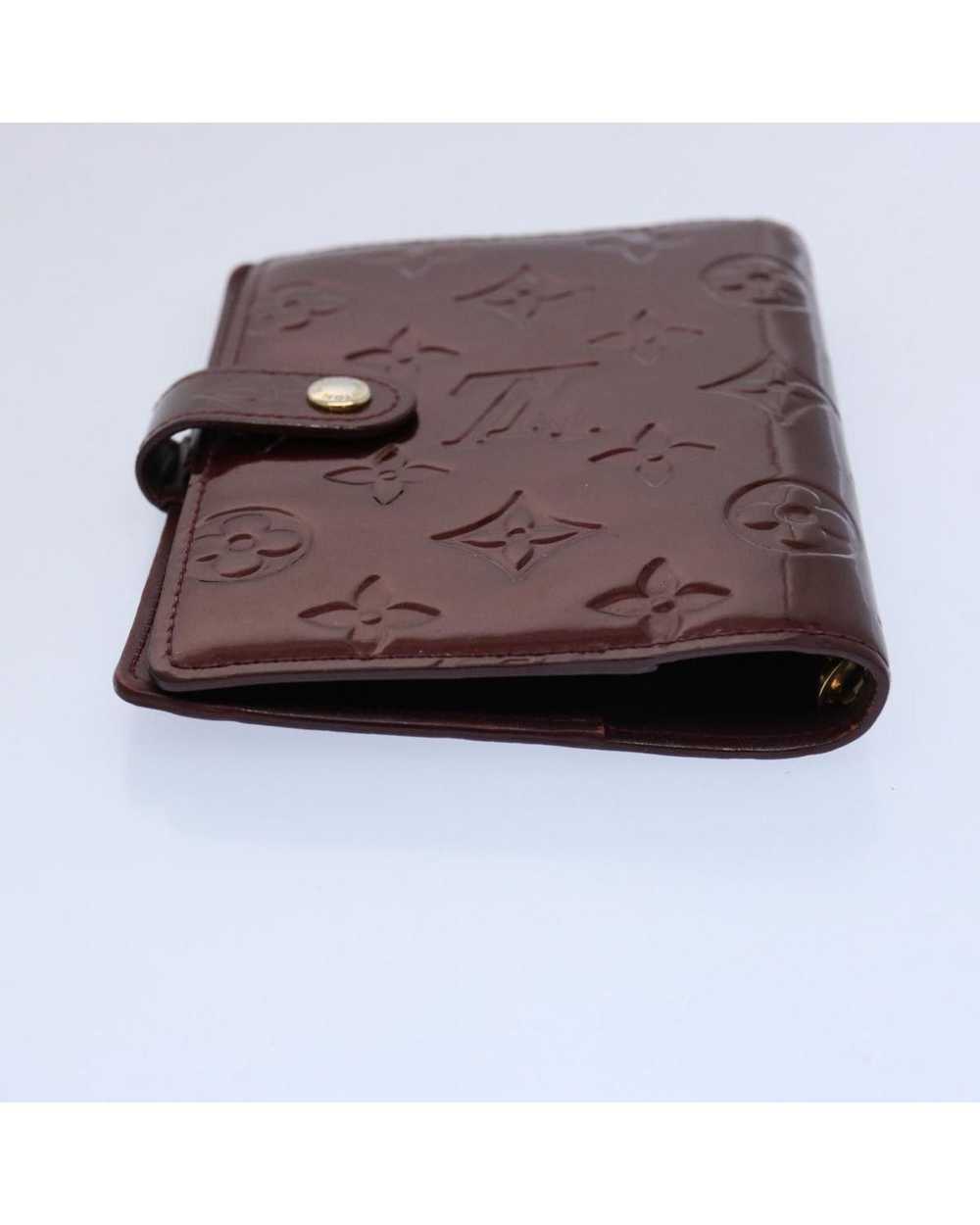 Louis Vuitton Burgundy Patent Leather Diary Cover - image 6