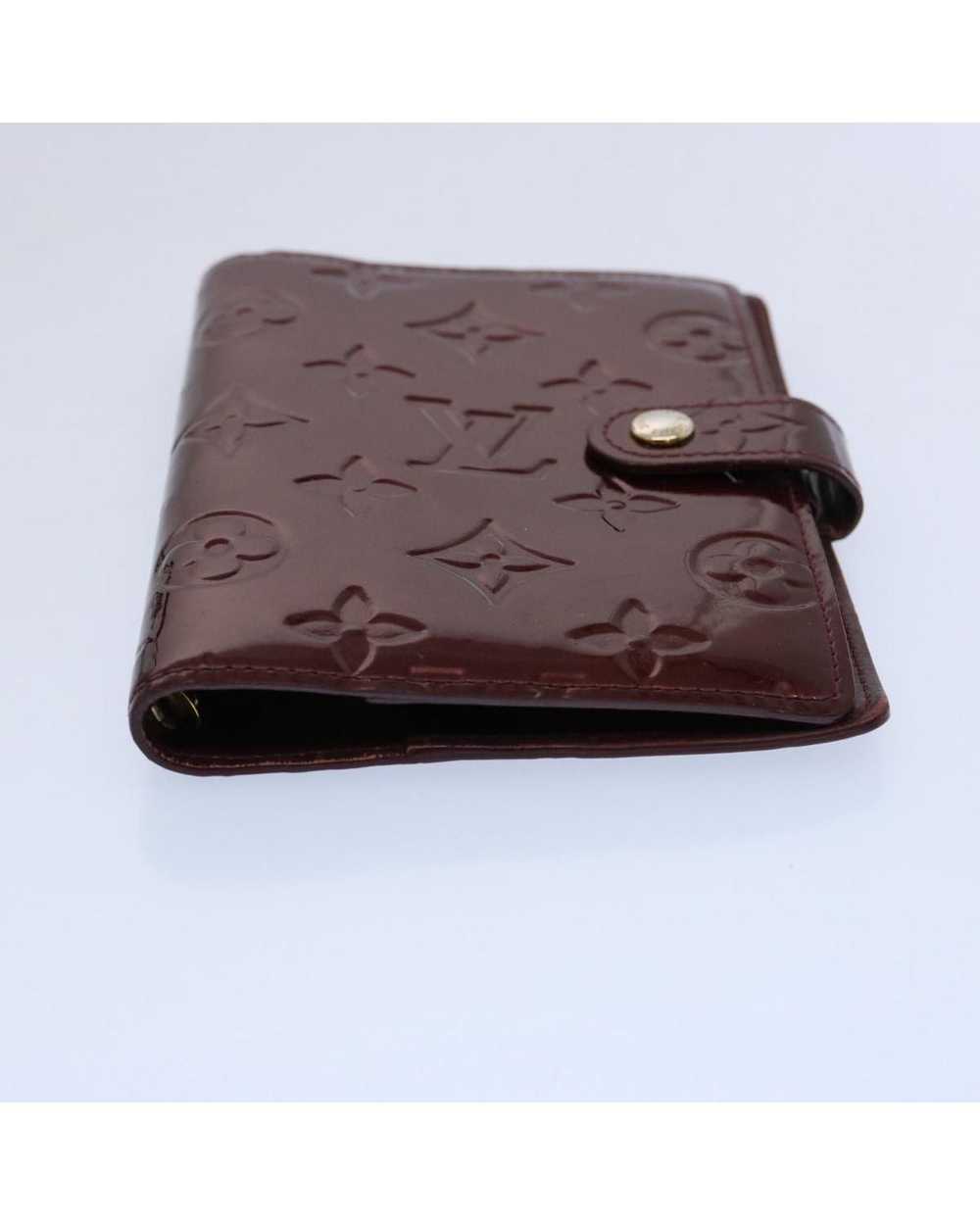 Louis Vuitton Burgundy Patent Leather Diary Cover - image 7