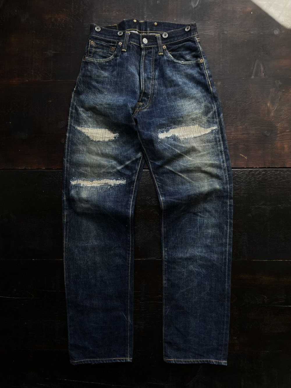 Evisu Evis 90s Hand Painted Seagull Selvedge Jeans - image 2