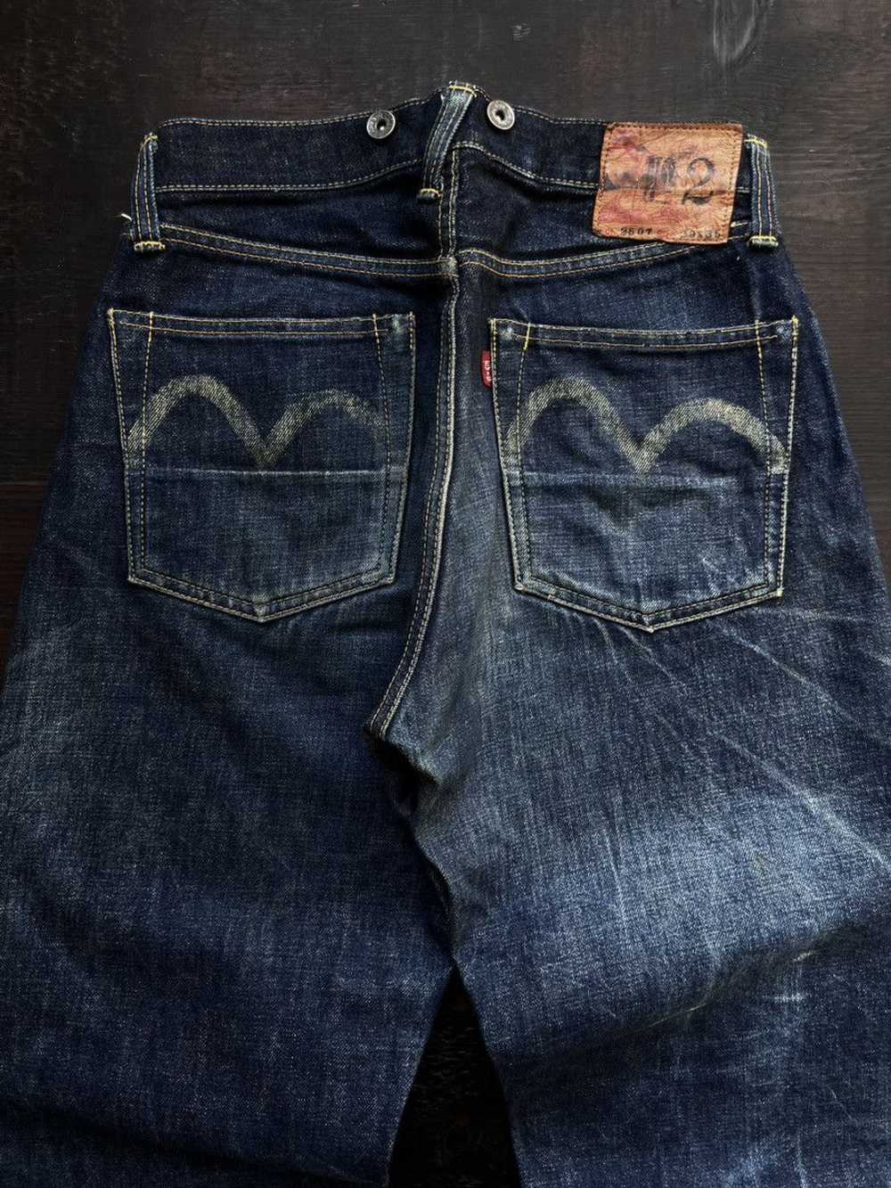 Evisu Evis 90s Hand Painted Seagull Selvedge Jeans - image 3