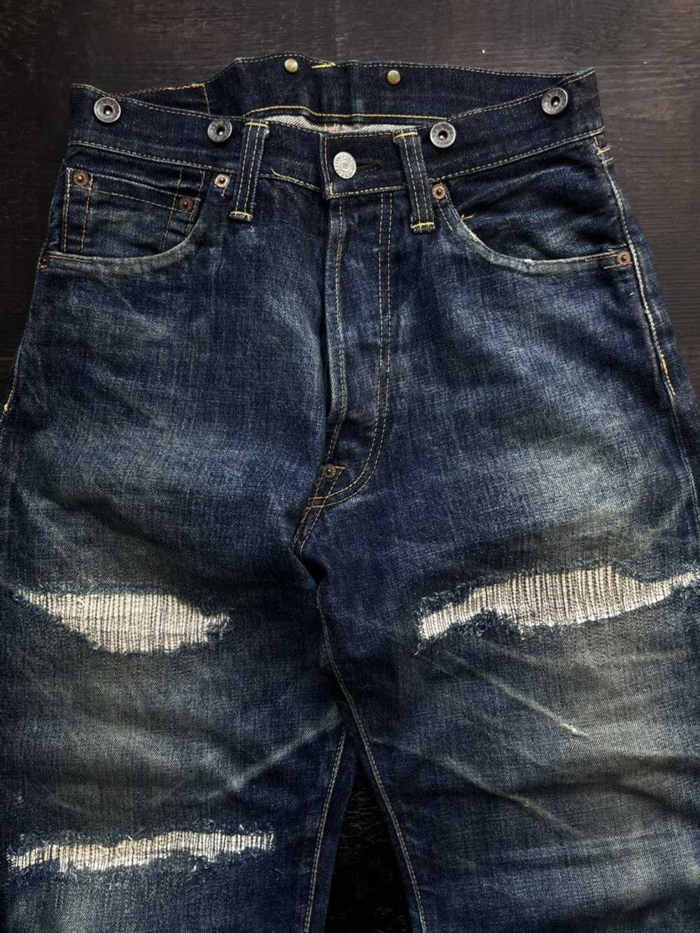 Evisu Evis 90s Hand Painted Seagull Selvedge Jeans - image 4