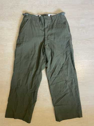 Military × Vintage Vintage Military Wool Trouser … - image 1