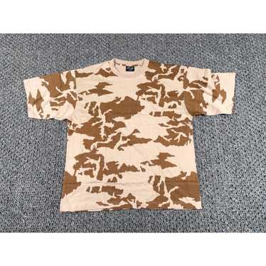 Vintage Mil-Tec Camouflage Pattern T-Shirt Adult … - image 1
