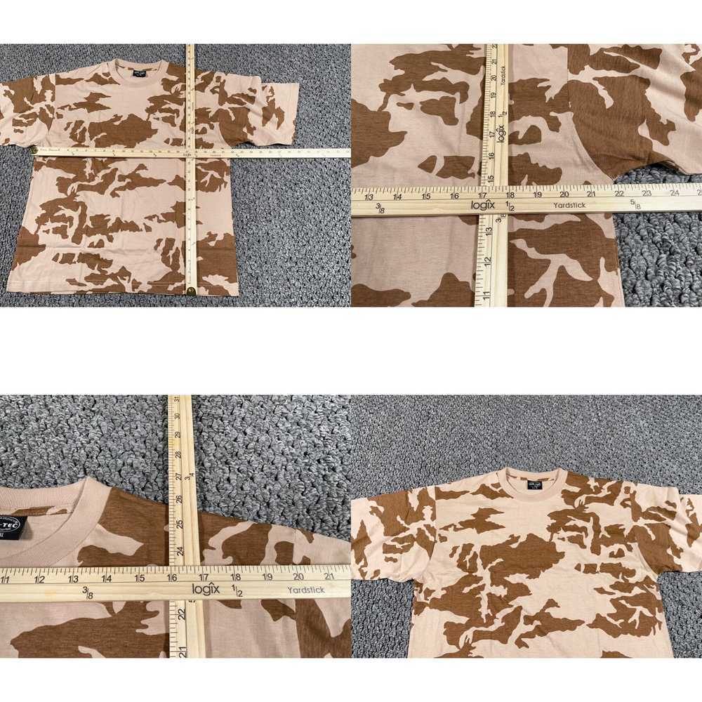 Vintage Mil-Tec Camouflage Pattern T-Shirt Adult … - image 4