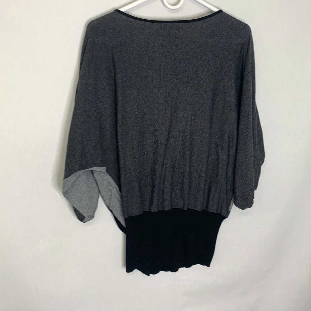 Vintage Style & Co Womens Black Gray Colorblock 3… - image 2