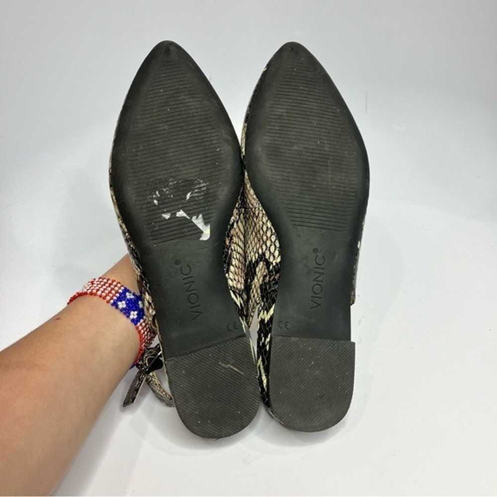 Vionic Jade Boa Slingback shoes snake skin print … - image 5