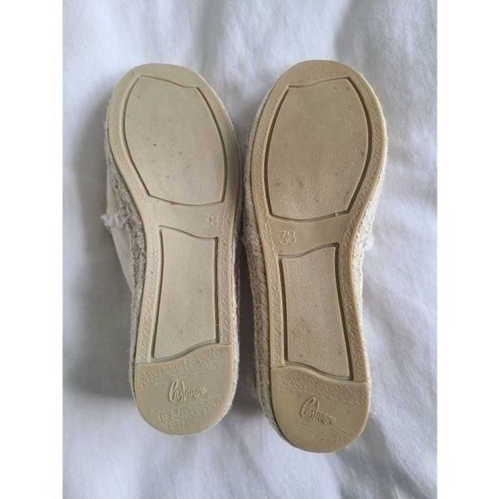 Castaner Espadrilles Flat Shoes Womens 38 Ivory C… - image 11