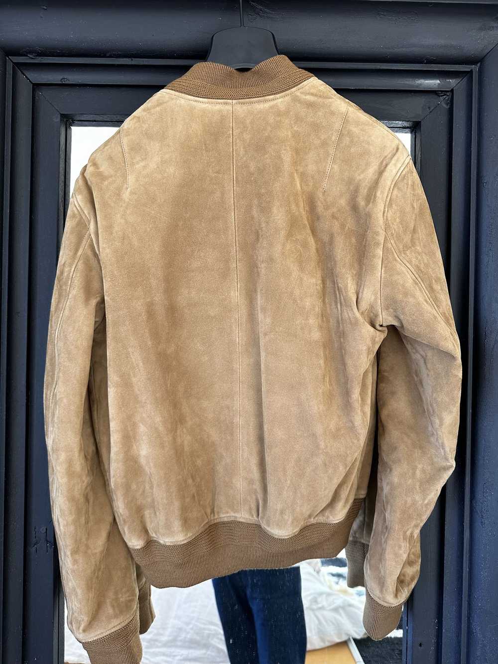 Saint Laurent Paris Saint Laurent Suede Bomber - image 3