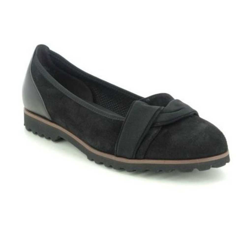 New 54.107.17 Black Suede Leather Ballet Flatby G… - image 1